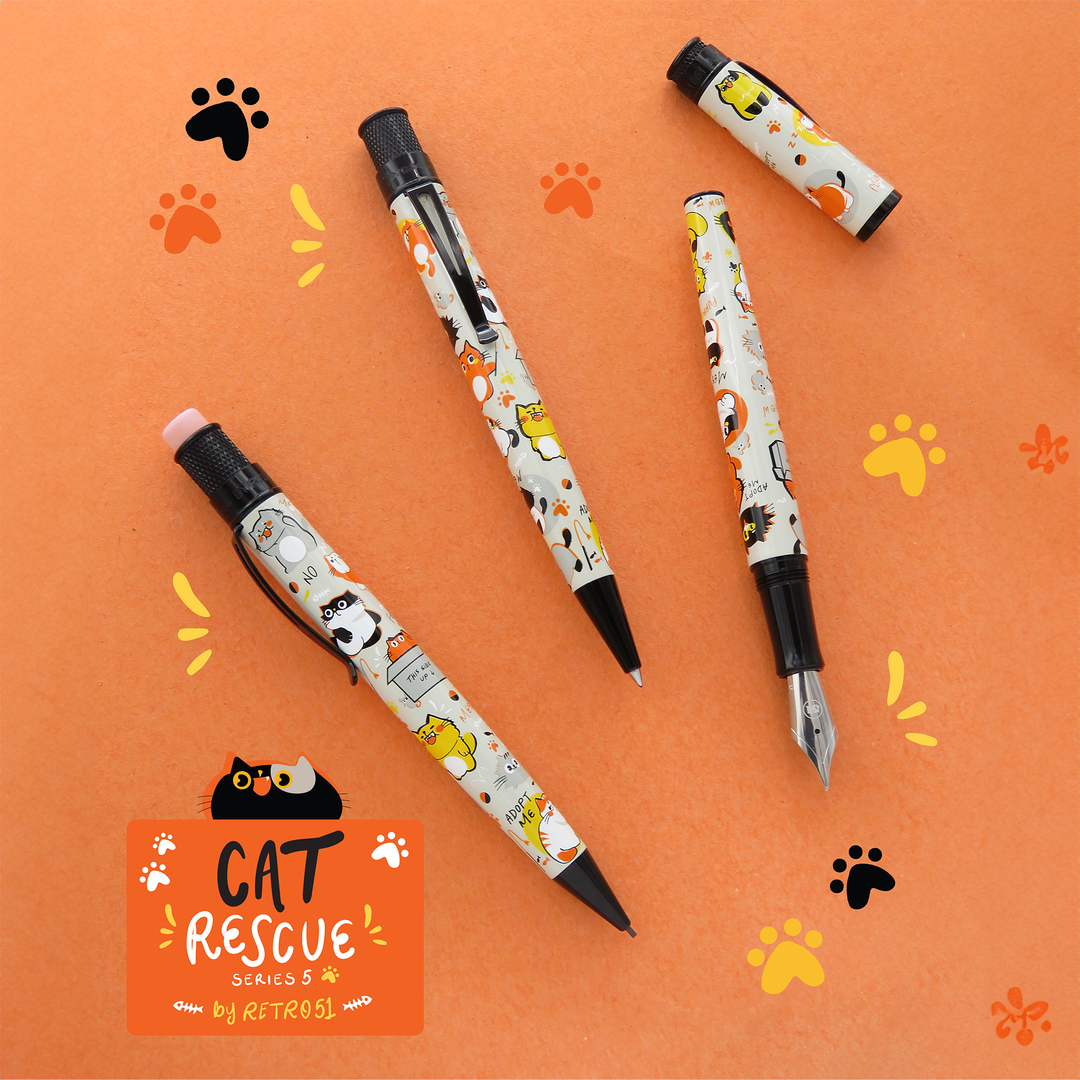 Retro 51 Tornado Cat Rescue Series 5 - Fountain Pen