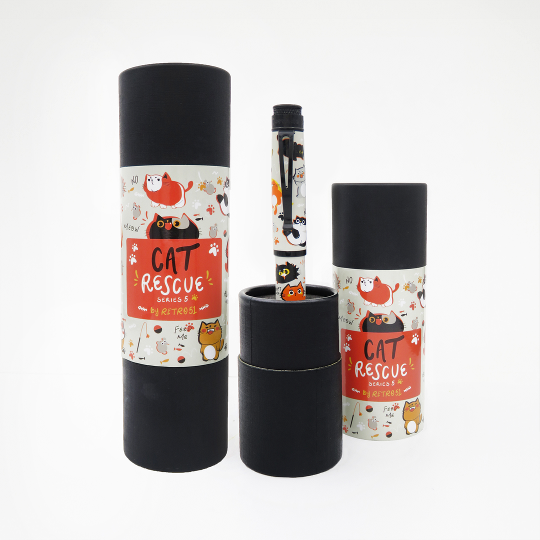 Retro 51 Tornado Cat Rescue Series 5 - Fountain Pen