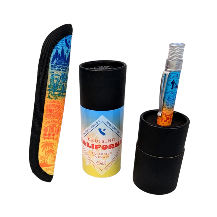 Retro 51 &amp; The Pleasure of Writing Cruising California - Rickshaw Pen Sleeve