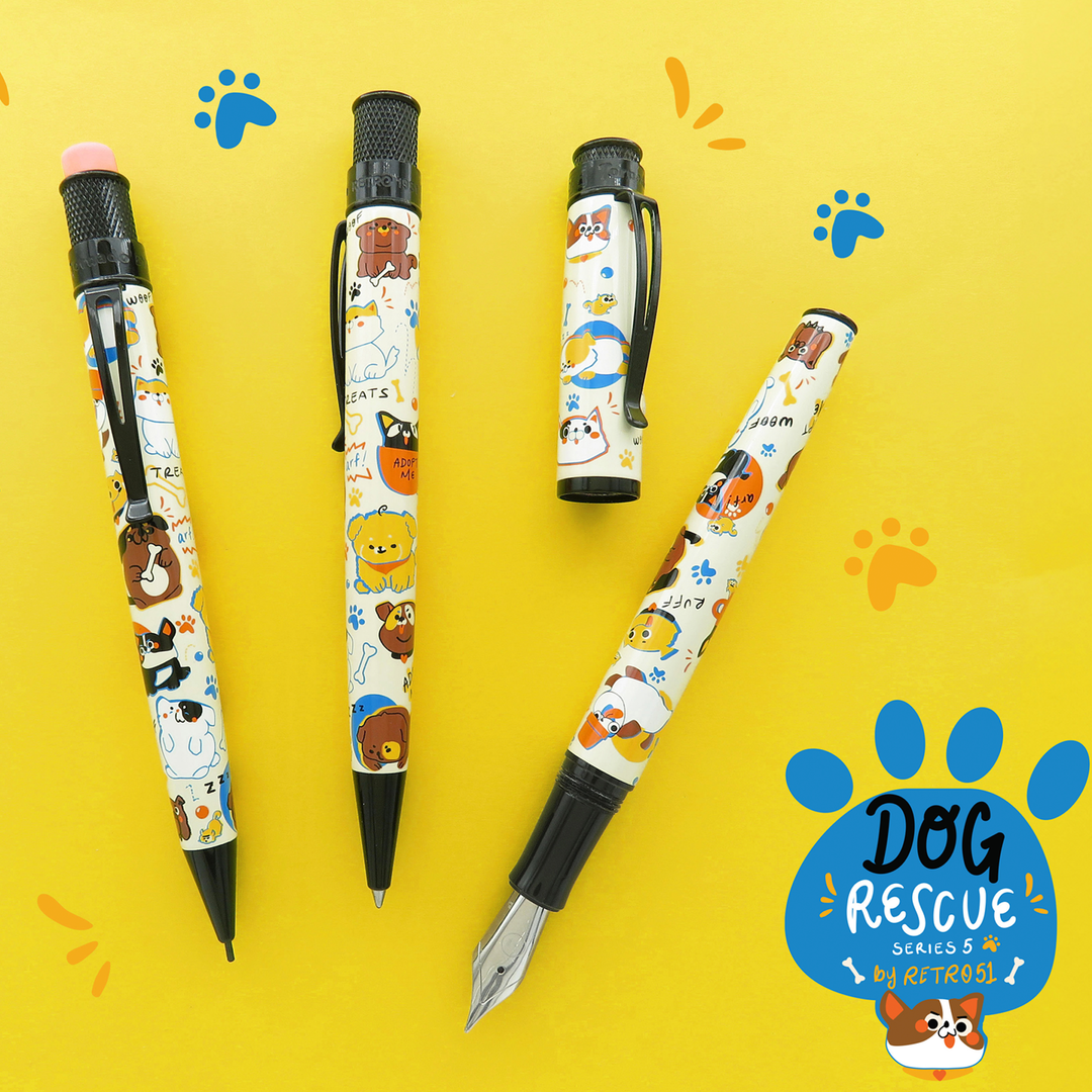 Retro 51 Tornado Dog Rescue Series 5 - Fountain Pen