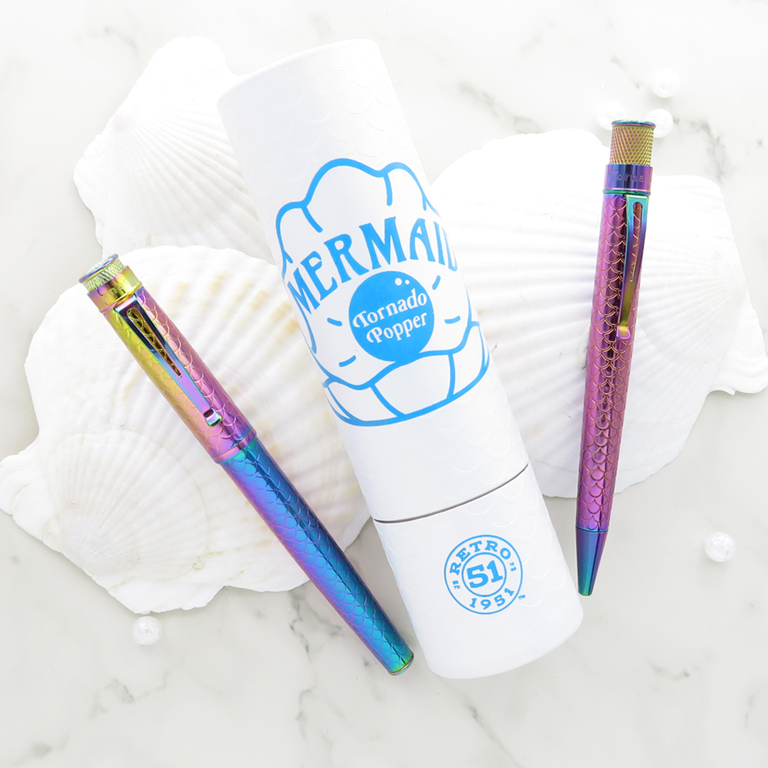 Retro 51 Limited Edition Tornado Popper Mermaid - Fountain Pen
