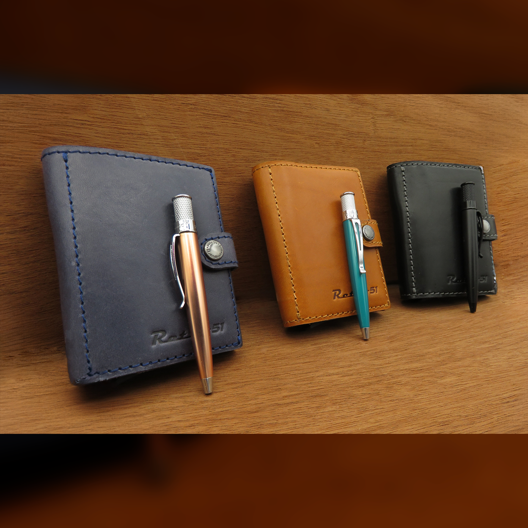 Retro 51 Modern Traveler Leather Bifold
