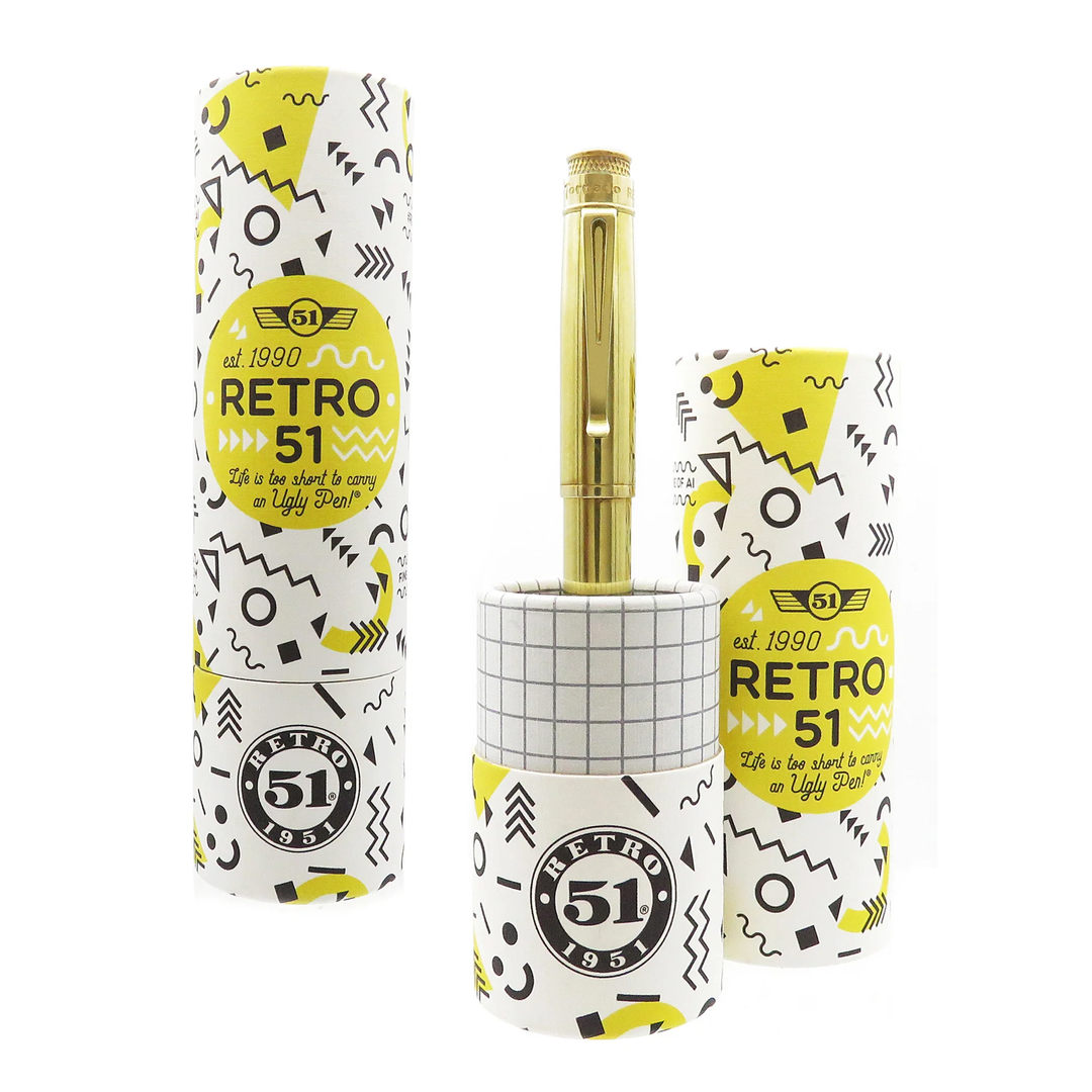 Retro 51 Tornado Fountain Pen - Raw Brass