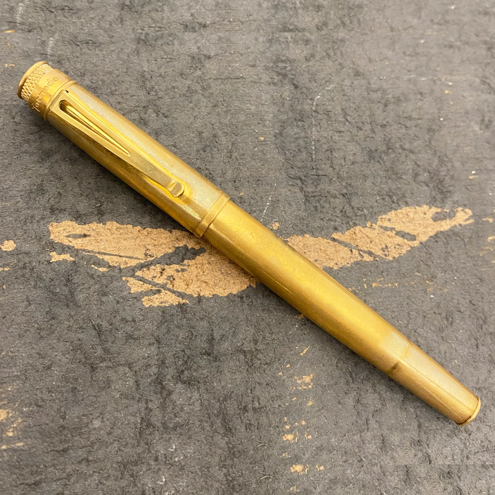 Retro 51 Tornado Fountain Pen - Raw Brass