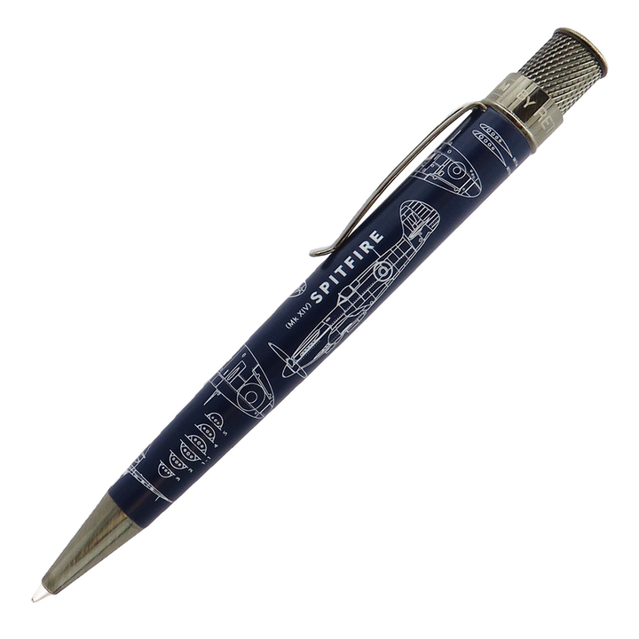 Retro 51 Imperial War Museums Spitfire Blueprint - Rollerball