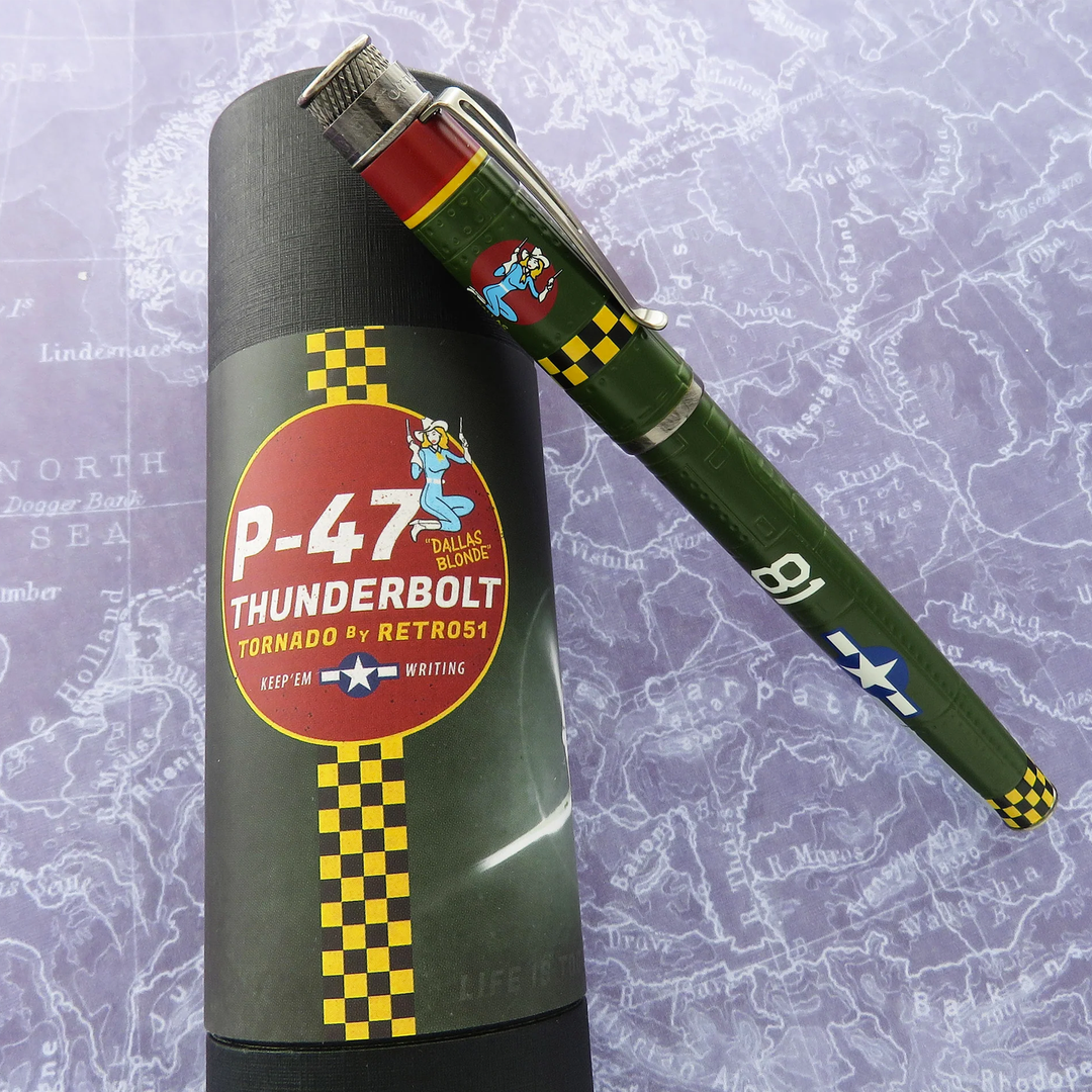 Retro 51 Tornado Fountain Pen - P-47 Thunderbolt