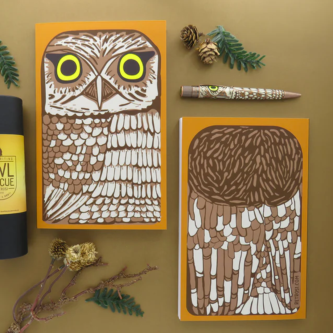 Retro 51 Owl Rescue Classic Notebook