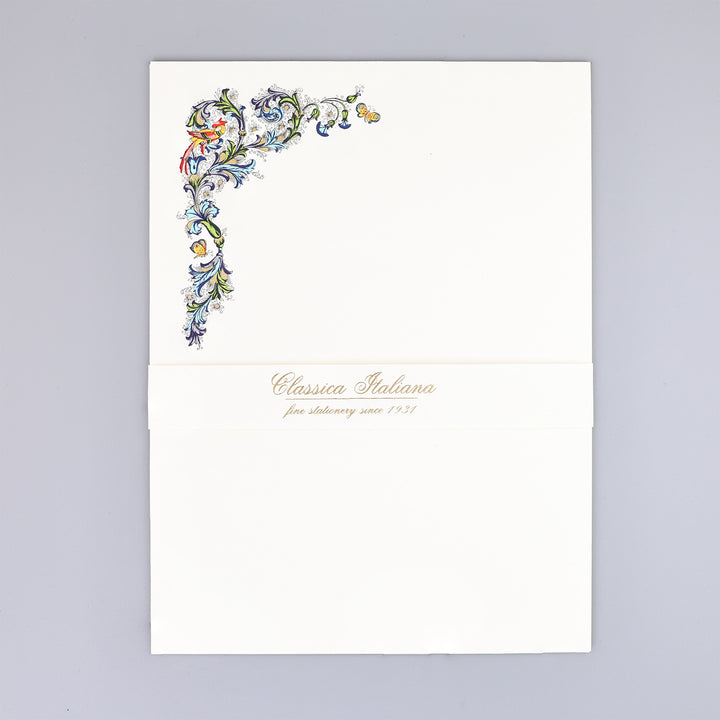 Florentine Garden Correspondence Set 6.75" x 9.75"  (10ct.) | Rossi 1931 Italian Stationery