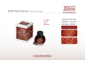 Colorverse 2026 Red Horse Ink - Glistening Gold