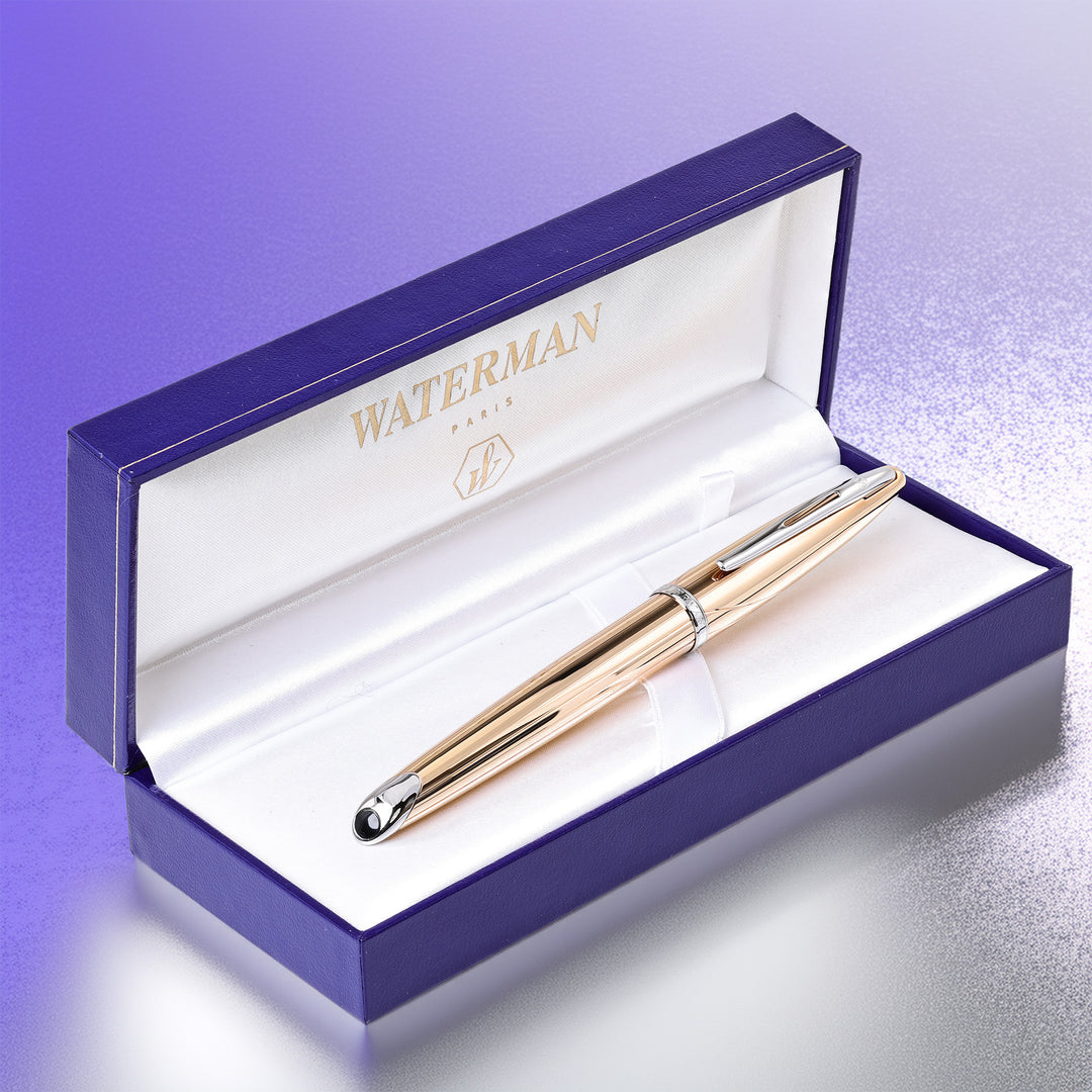 Waterman Carene Rose Gold Meridian Fountain Pen