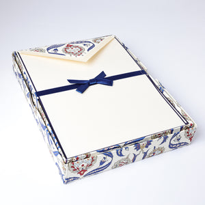 Feather Florentine Writing Paper and Lined Envelopes 6.25" x 8.50" (10ct.) | Rossi 1931 Italian Stationery