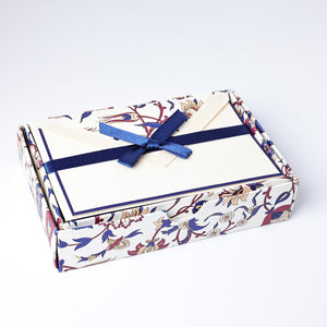 Arabesque Flat Notecards (10ct.) 3.33" x 5.12"  | Rossi 1931 Italian Stationery