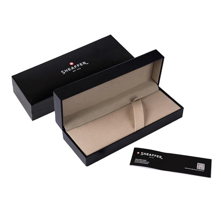 Sheaffer Sagaris Glossy Black Barrel Gold Trim Ballpoint