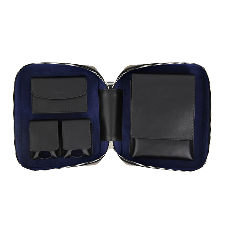 S.T. Dupont Black Grained Leather Cigar Pouch