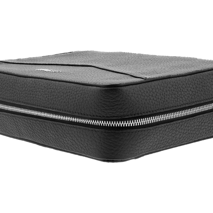 S.T. Dupont Black Grained Leather Cigar Pouch