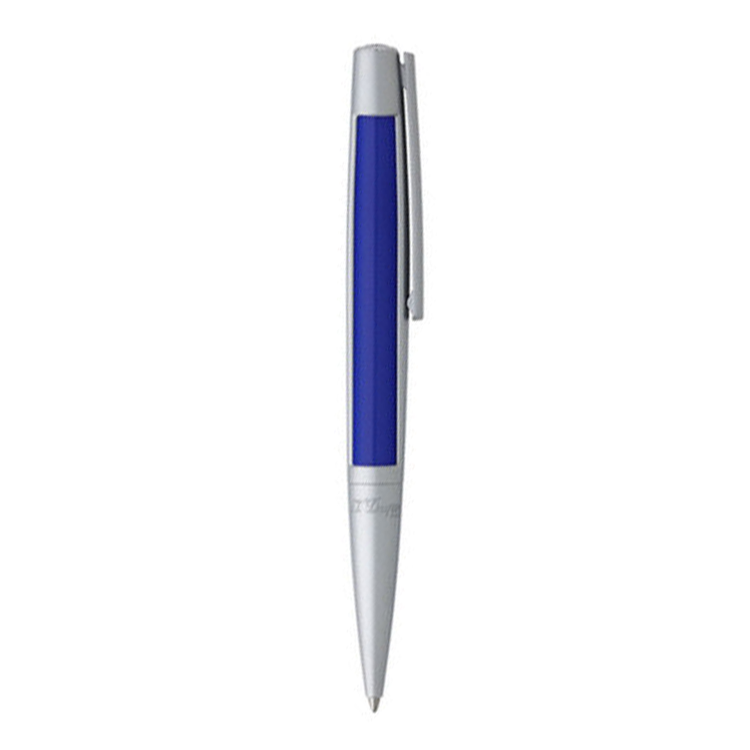 S.T. Dupont Défi Ballpoint Pen - Blue &amp; Chrome