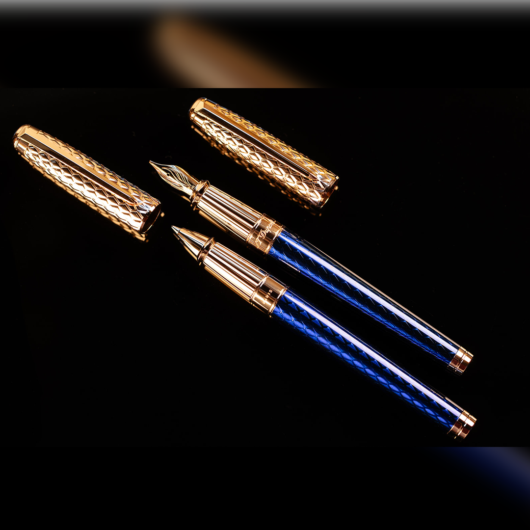 S.T. Dupont Line D Eternity Large Dragon Scales - Fountain Pen