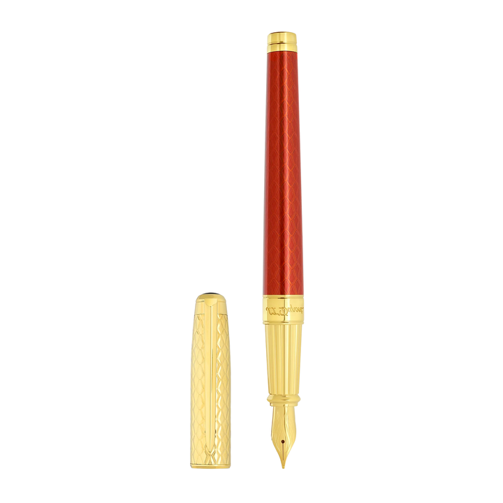 S.T. Dupont Line D Eternity Large Dragon Scales - Fountain Pen