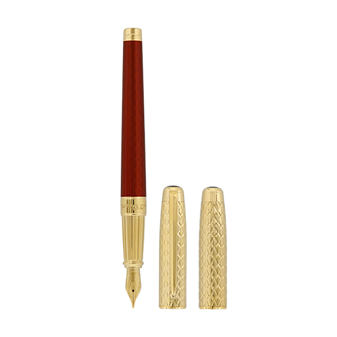 S.T. Dupont Line D Eternity Large Dragon Scales - Fountain Pen