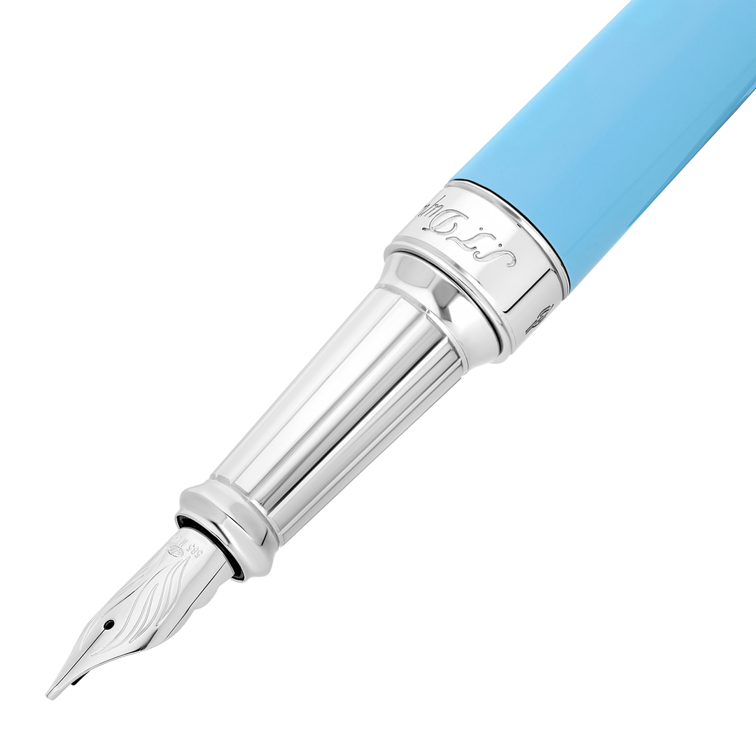 S.T. Dupont Line D Eternity XL Turquoise Natural Lacquer - Fountain Pen