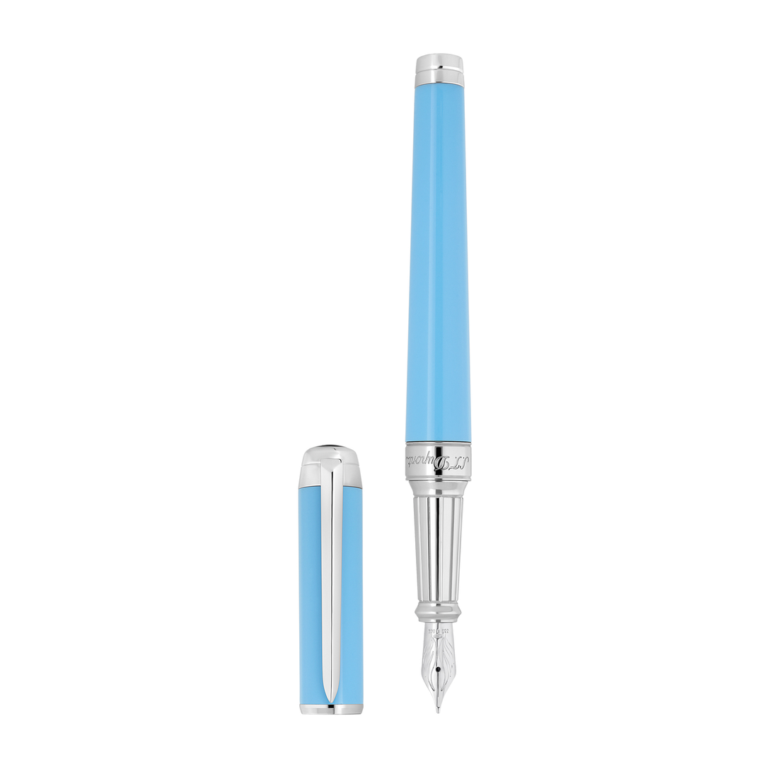 S.T. Dupont Line D Eternity XL Turquoise Natural Lacquer - Fountain Pen