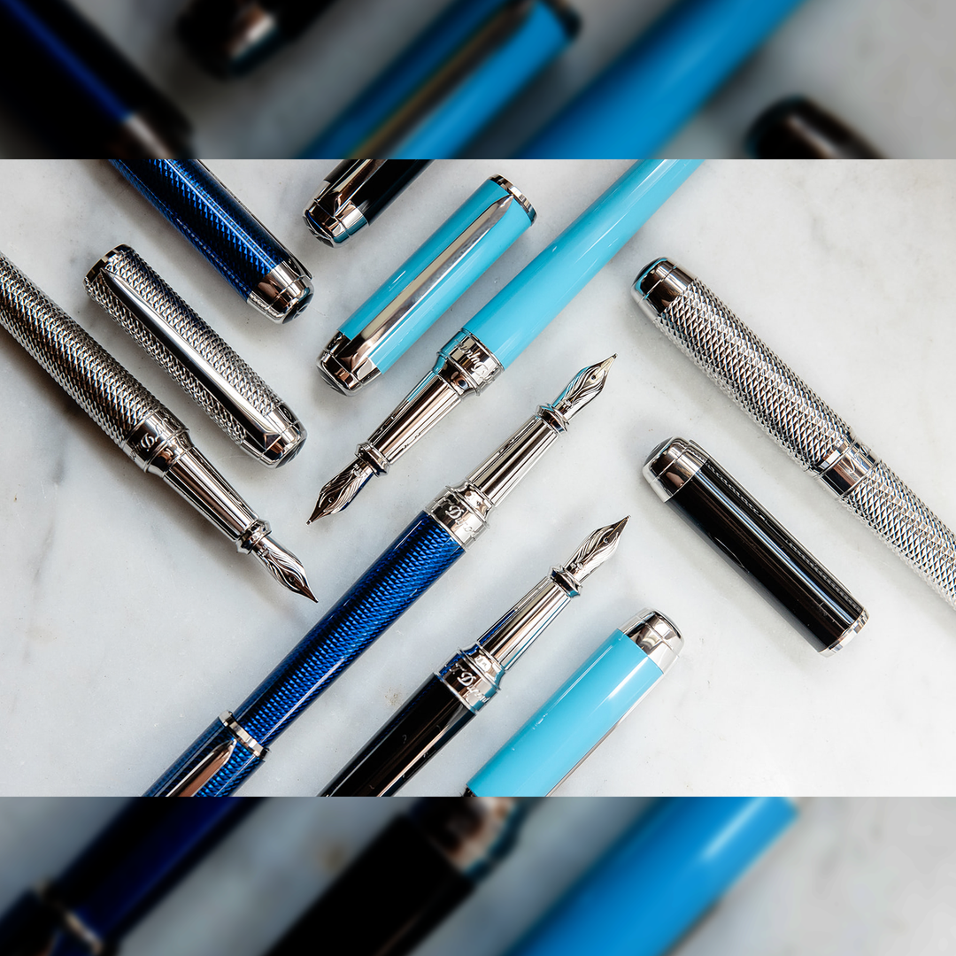 S.T. Dupont Line D Eternity XL Turquoise Natural Lacquer - Rollerball