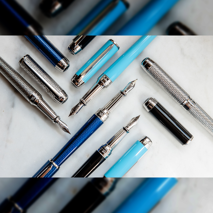 S.T. Dupont Line D Eternity XL Turquoise Natural Lacquer - Fountain Pen
