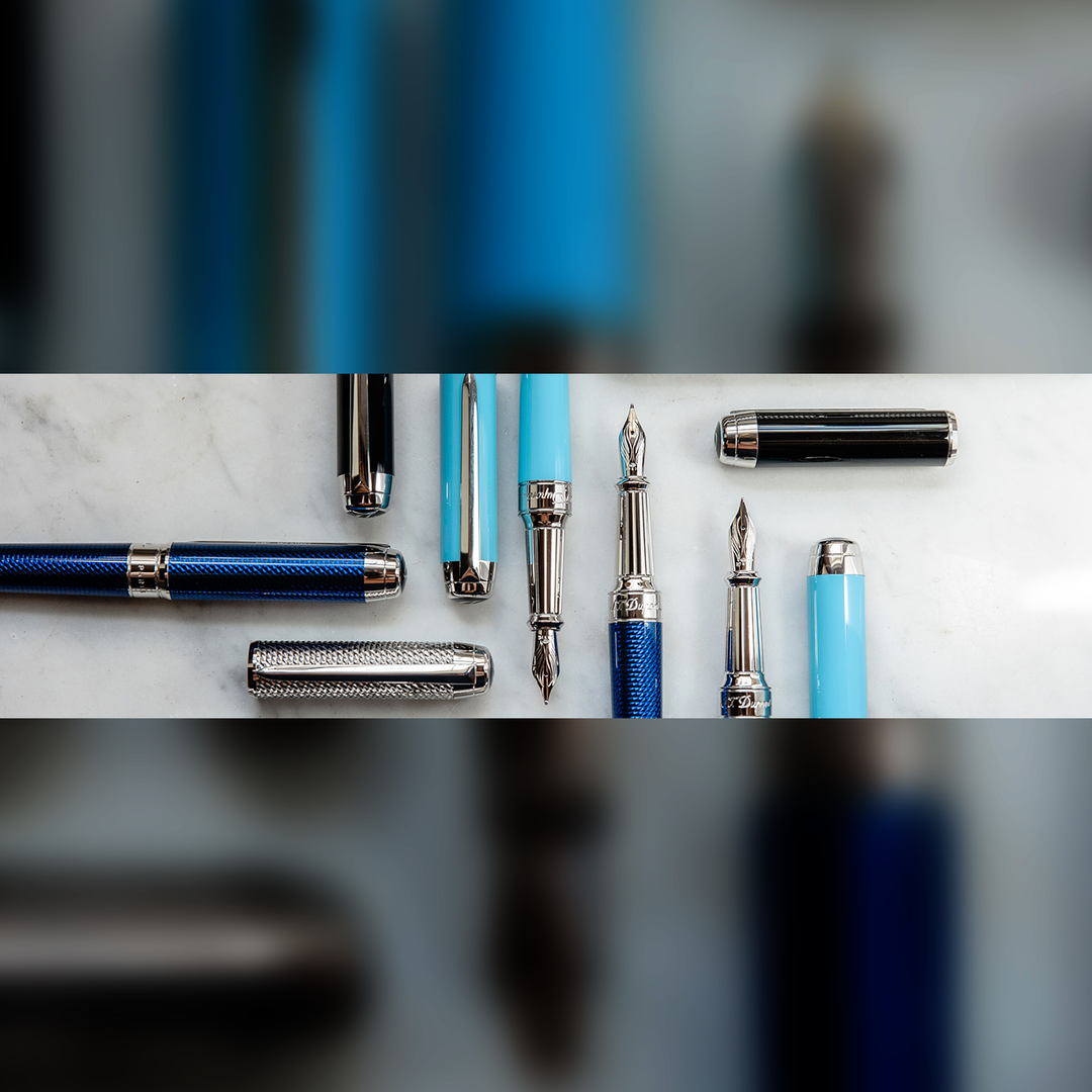 S.T. Dupont Line D Eternity XL Turquoise Natural Lacquer - Fountain Pen