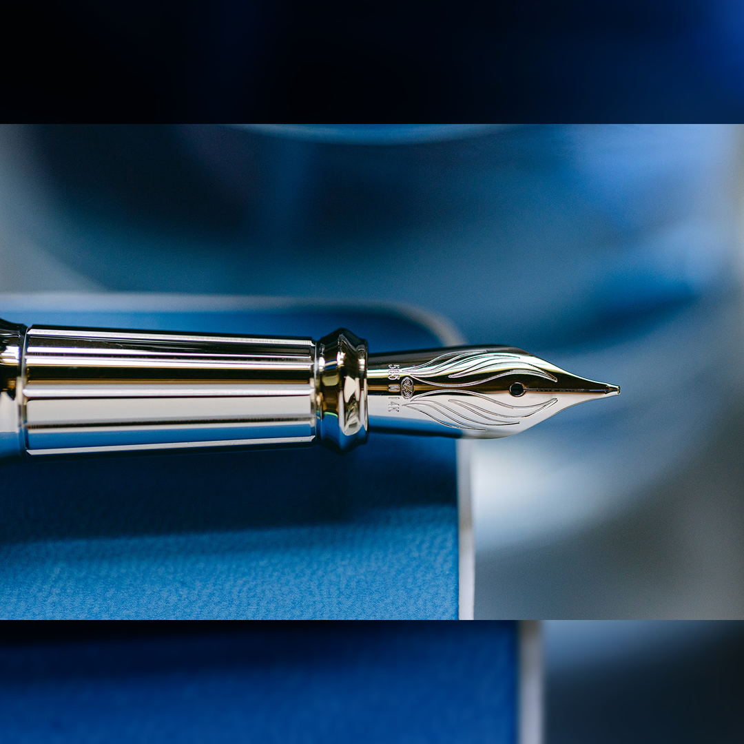 S.T. Dupont Line D Eternity XL Turquoise Natural Lacquer - Fountain Pen