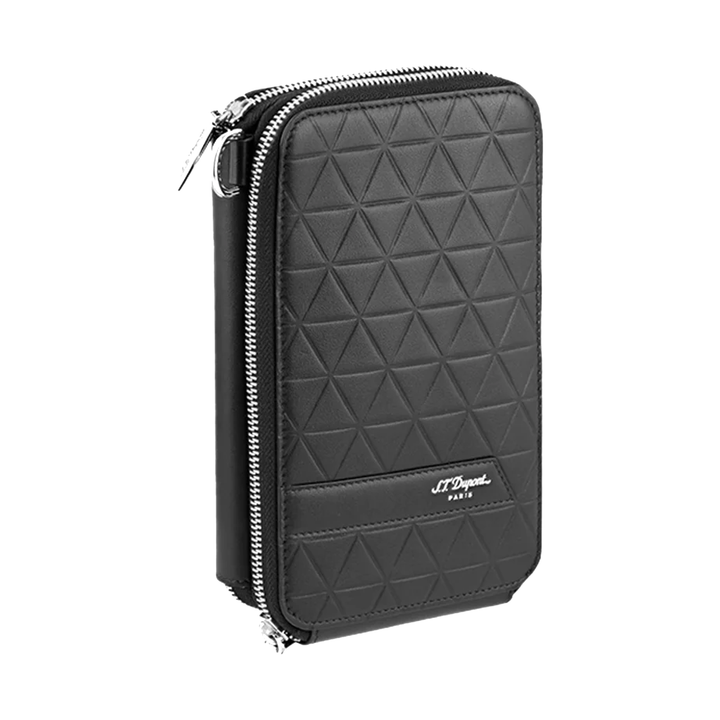 S.T. Dupont Black Firehead Cross-Body Shoulder Bag