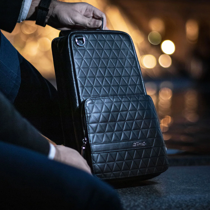 S.T. Dupont Black Firehead Sling Shoulder Bag