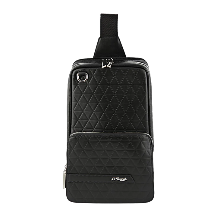 S.T. Dupont Black Firehead Sling Shoulder Bag