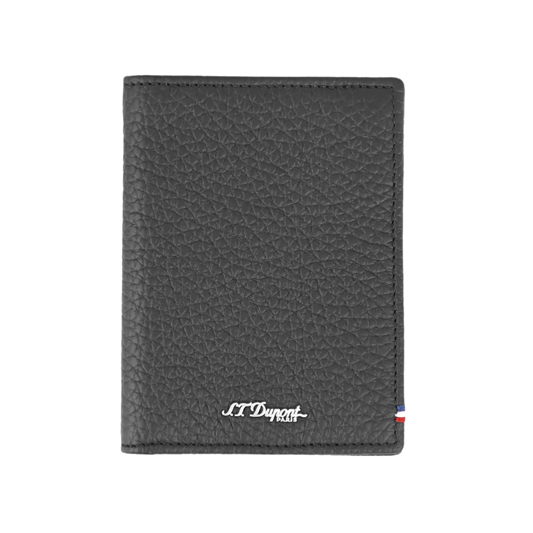 S.T. Dupont Black Grained Neo Capsule 4-Card High Wallet