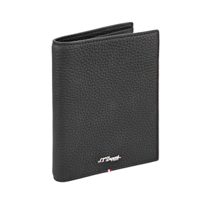 S.T. Dupont Black Grained Neo Capsule 4-Card High Wallet