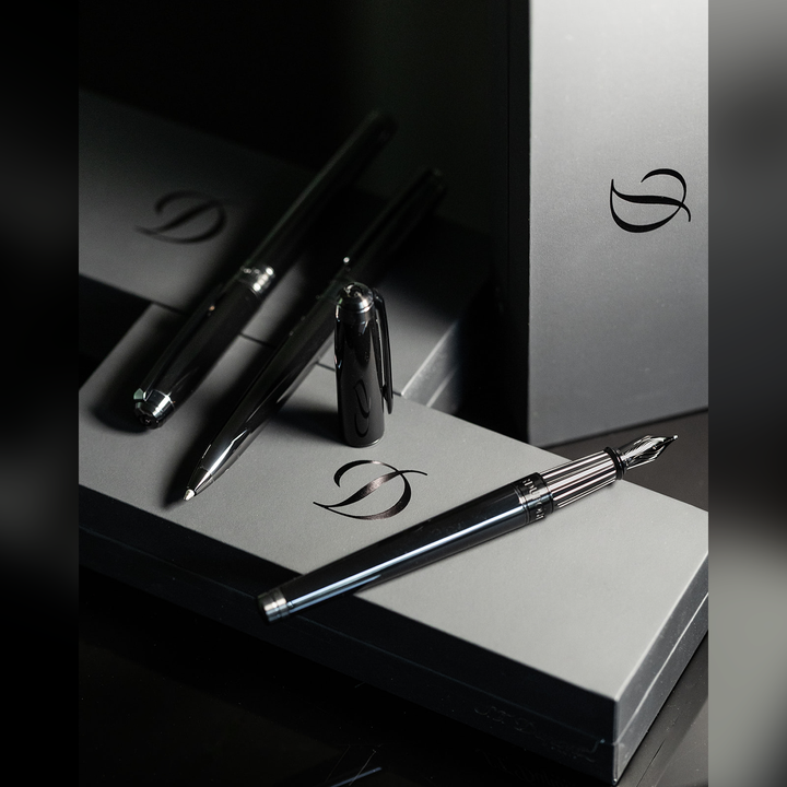 S.T. Dupont Line D Eternity Large Silky Black - Rollerball