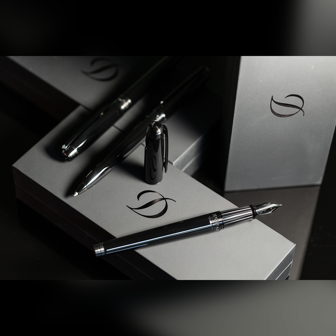 S.T. Dupont Line D Eternity Large Silky Black - Rollerball