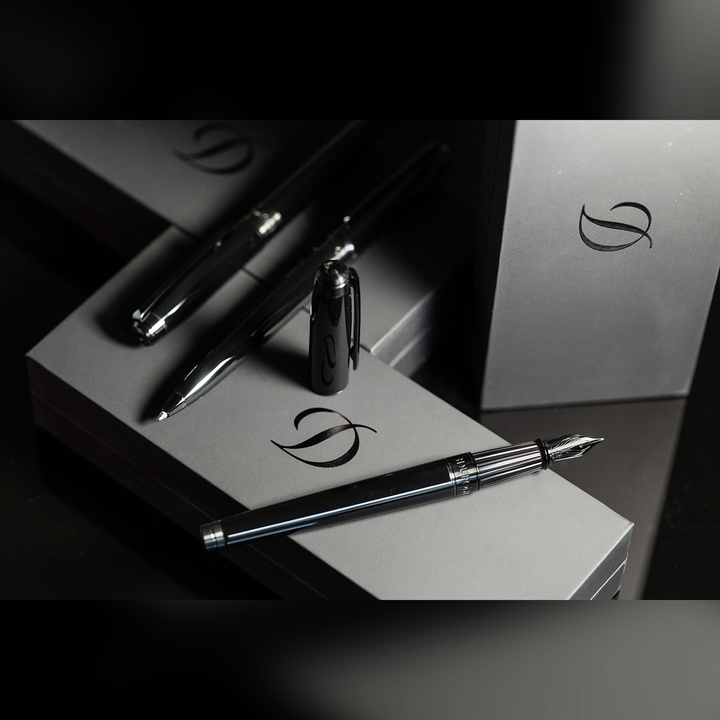 S.T. Dupont Line D Eternity Large Silky Black - Rollerball