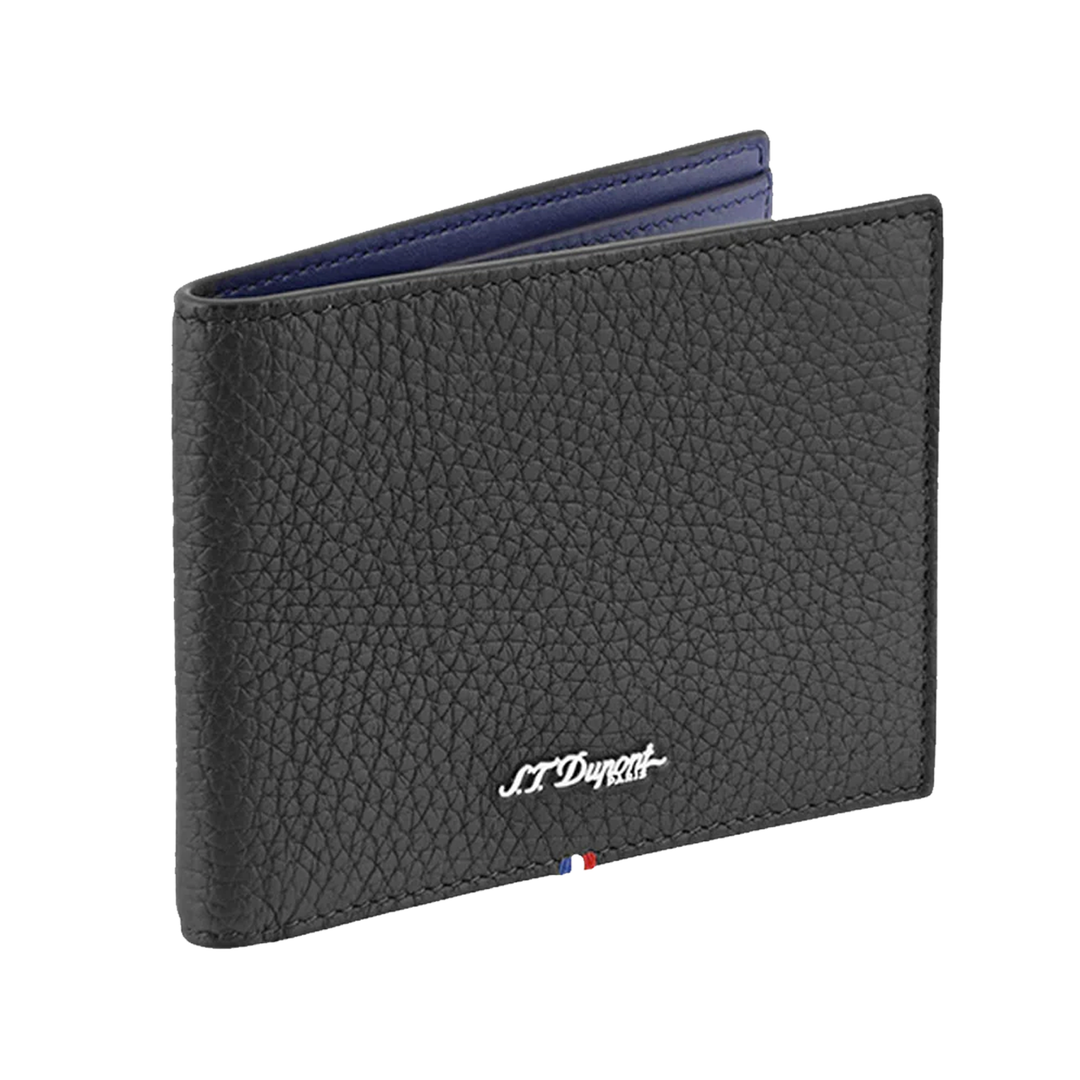 S.T. Dupont Black Grained Neo Capsule 6-Card Wallet