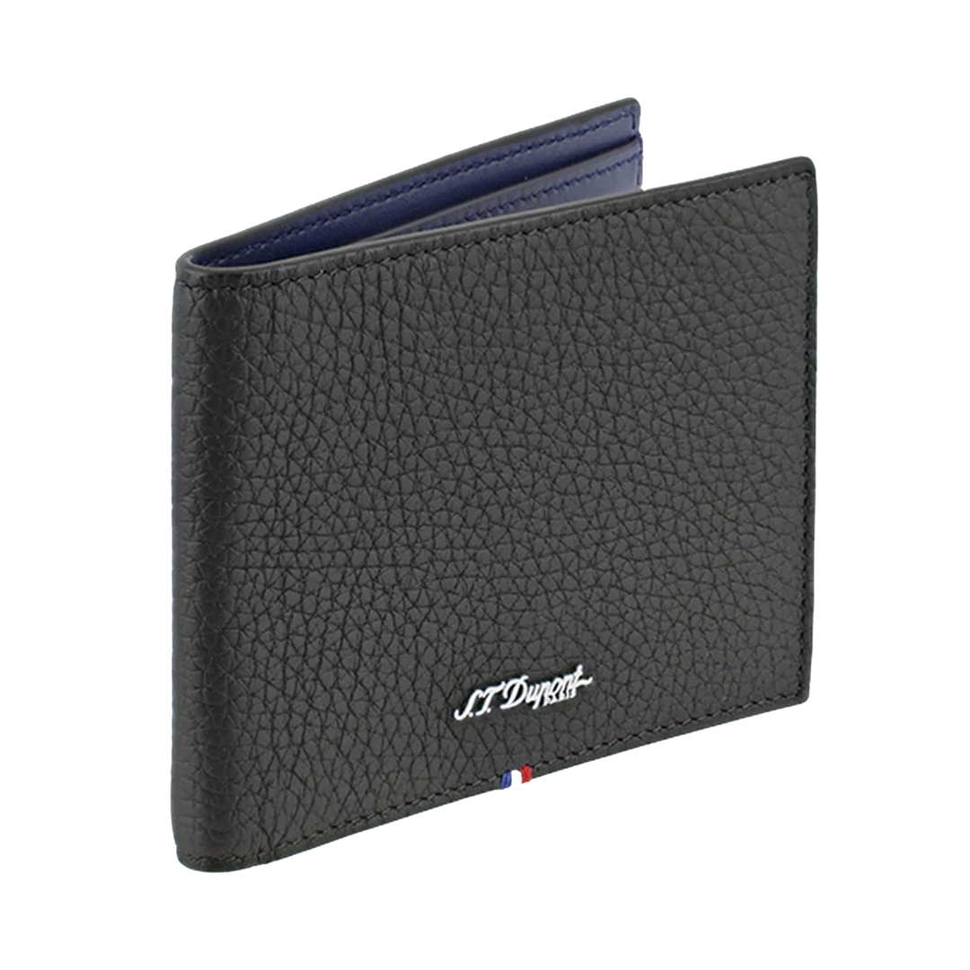 S.T. Dupont Black Grained Neo Capsule 6-Card Wallet