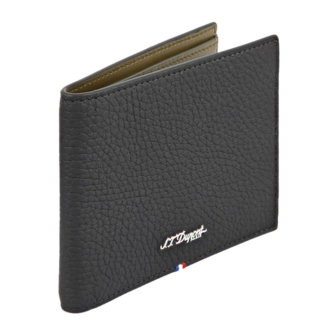 S.T. Dupont Black Grained Neo Capsule 6-Card Wallet