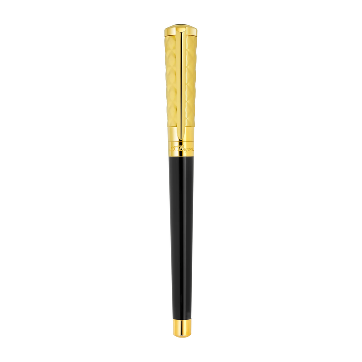 S.T. Dupont New Liberté Fountain Pen - Black &amp; Gold