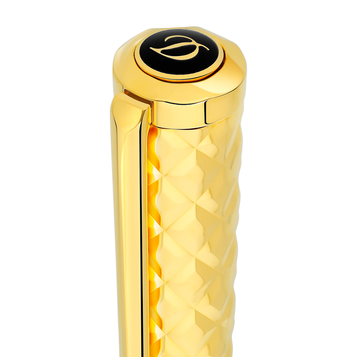 S.T. Dupont New Liberté Fountain Pen - Black &amp; Gold
