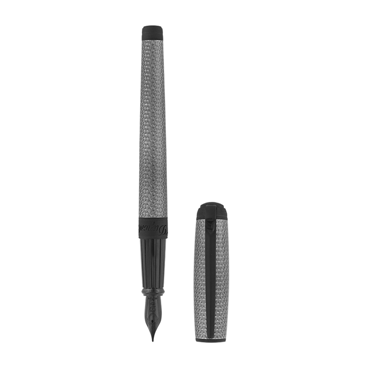 S.T. Dupont Velvet Firehead Guilloche - Fountain Pen