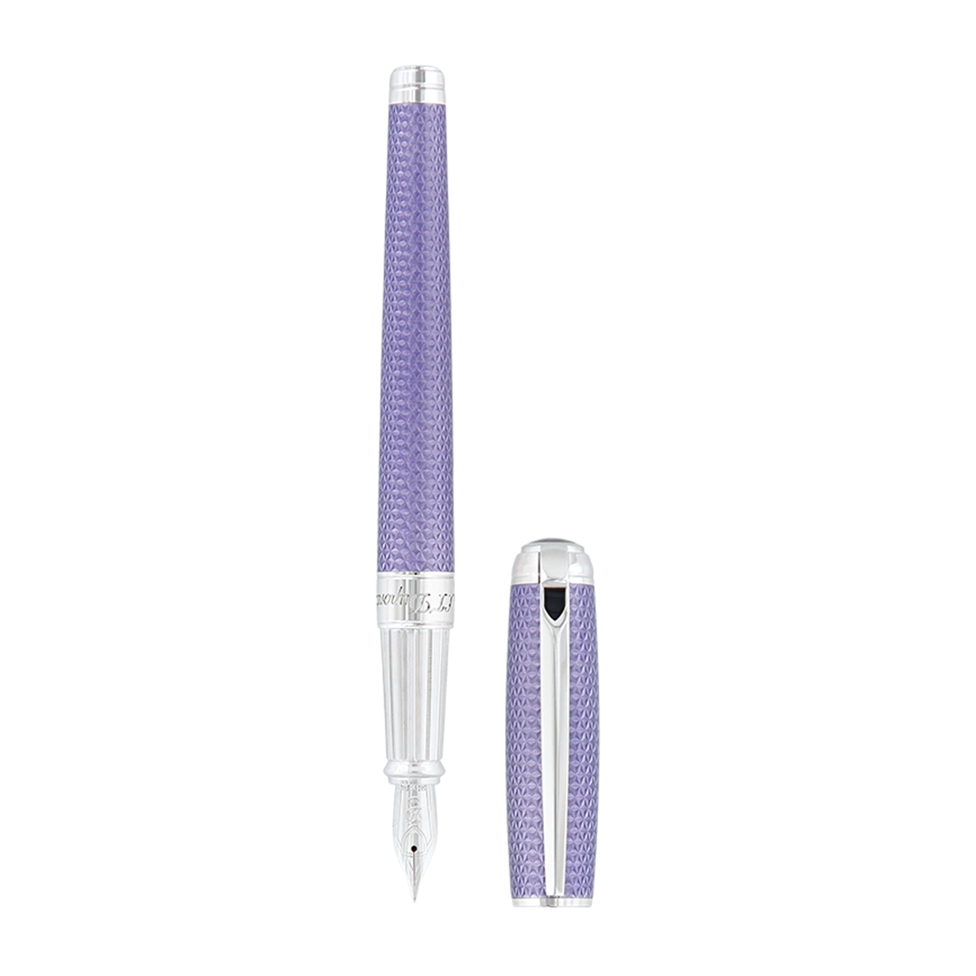 S.T. Dupont Velvet Firehead Guilloche - Fountain Pen