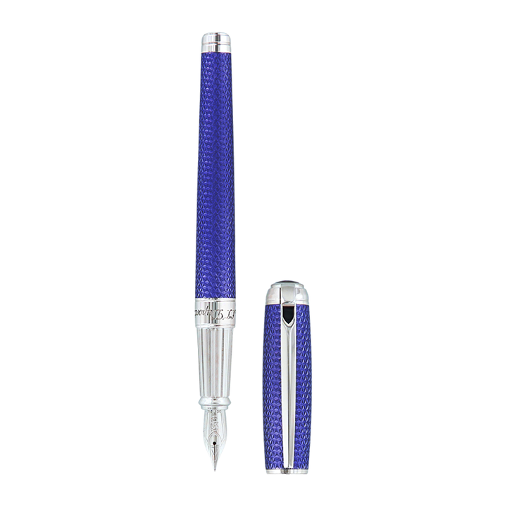 S.T. Dupont Velvet Firehead Guilloche - Fountain Pen