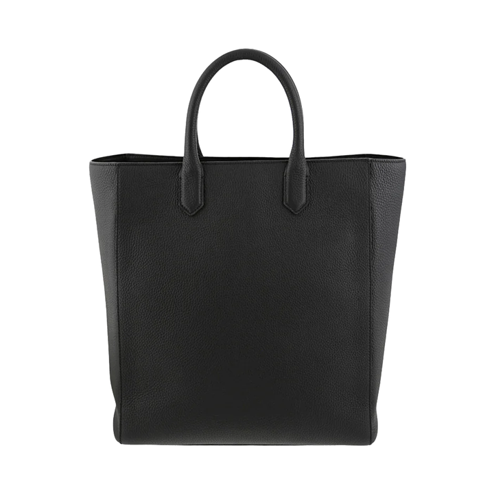 S.T. Dupont Black Grained Leather Wine &amp; Cigar Tote