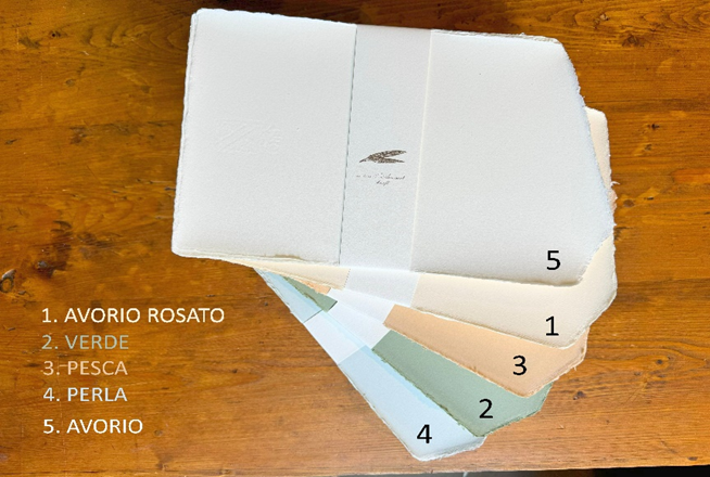 Amalfi Paper LR Invitation Sheet Set ( 50 set )for Wedding &amp; Events | AMATRUDA ITALY