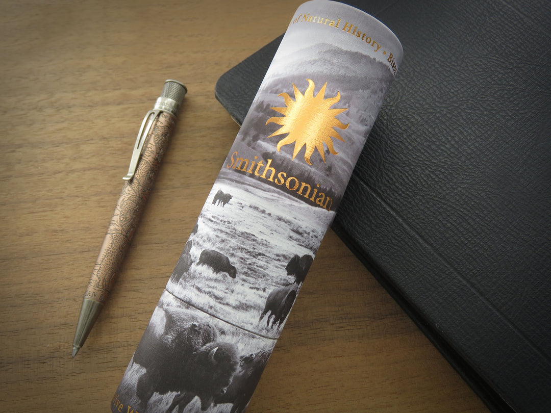 Retro 51 Smithsonian Bison Standing  Strong Rollerball Pen