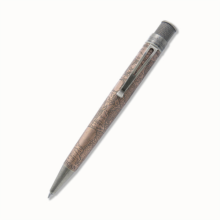 Retro 51 Smithsonian Bison Standing  Strong Rollerball Pen