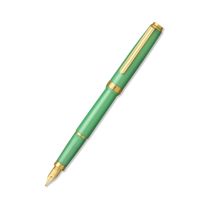 Platinum Biso Sparkle Mint Green Fountain Pen Limited Edition